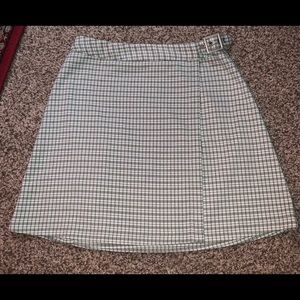 john galt plaid skirt